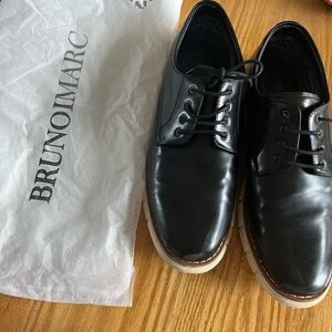 Bruno Marc Black Men's Oxford Shoes